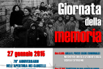 Manifesto Giornata della Memoria