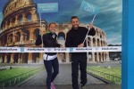 Silvia Nasso e Valerio Guida villaggio-We Run Rome pre-gara.